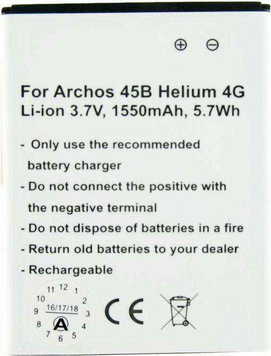 Image du produit AccuCell Akku Archos 45 Helium, 45G Helium 4G Akku AC300CA