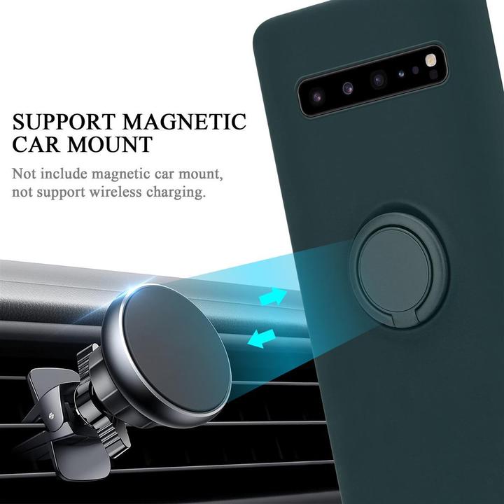 Immagine prodotto Cadorabo Custodia in silicone TPU Liquid Ring Cover (Samsung Galaxy S10 5G)