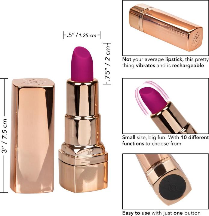 Productafbeelding CalExotics Hide & Play Lipstick Recharge-Paars