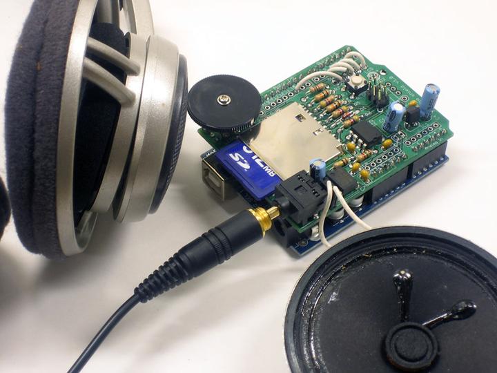 Actual product image Adafruit Wave Shield for Arduino Kit (Shield)