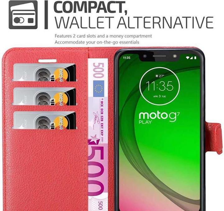 Productafbeelding Cadorabo Boek met kaft met standfunctie (Motorola Moto G7 Play)