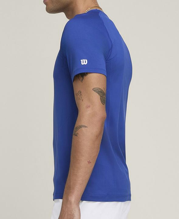 Actual product image Wilson Team Seamless Crew Men Royal Blue (L)