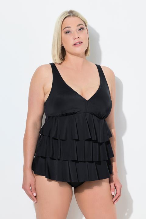 Produktbild Ulla Popken Tankini, Volants, Softcups, recycelt (44)