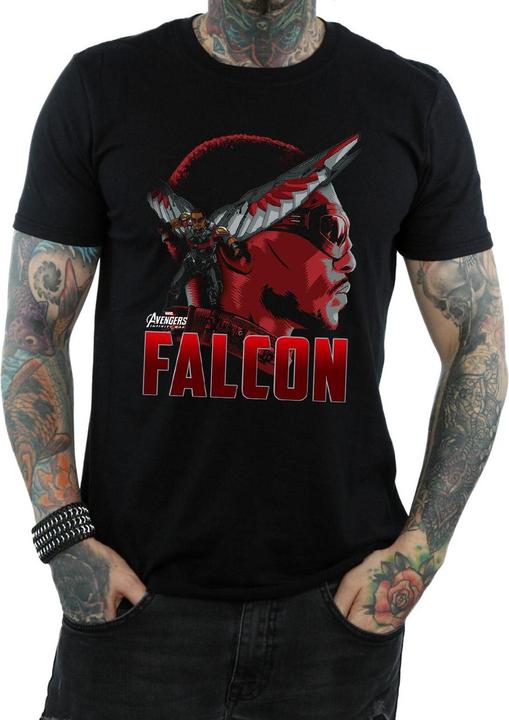 Produktbild Avengers Infinity War Falcon Charakter TShirt (XXL)
