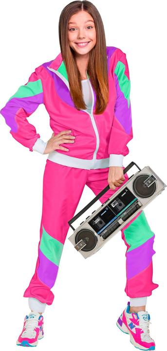 Actual product image Widmann 80s - neon tracksuit (122, 128)