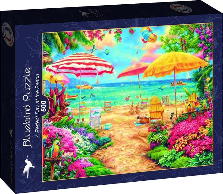 Image du produit Bluebird Puzzle 500 pièces Un jour parfait à la plage (500 pièces)