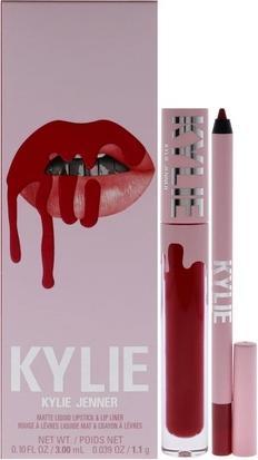 Kylie Jenner Matte Lip Kit 402 Mary Jo K for Women 0.10 oz Matte Liquid Lipstick 0.03 oz Lip Liner (402 Mary Jo K for Women)