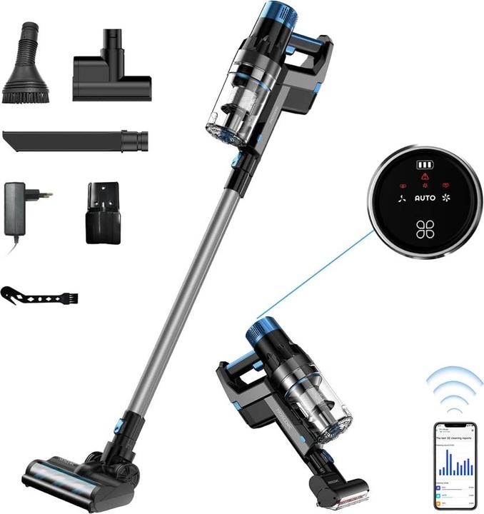 Actual product image Proscenic P11 Smart Battery 4 in 1 Vacuum Cleaner cordless in silver