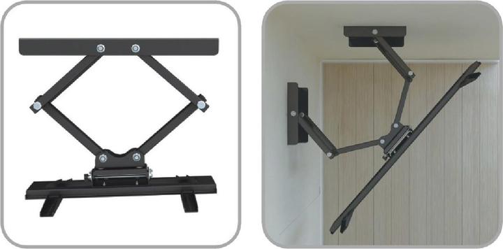 Produktbild InLine Eck-Wandhalterung, 94-160cm (37-63 Zoll) (Wand, 63", 60 kg)