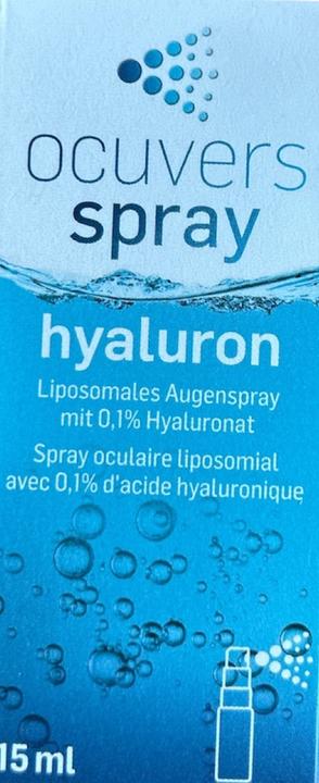 Produktbild Innomedis ocuvers Spray Hyaluron liposomales Augenspray, 15 ml Lösung (15 ml, ocuvers Spray Hyaluron liposomales Augenspray 15 ml)