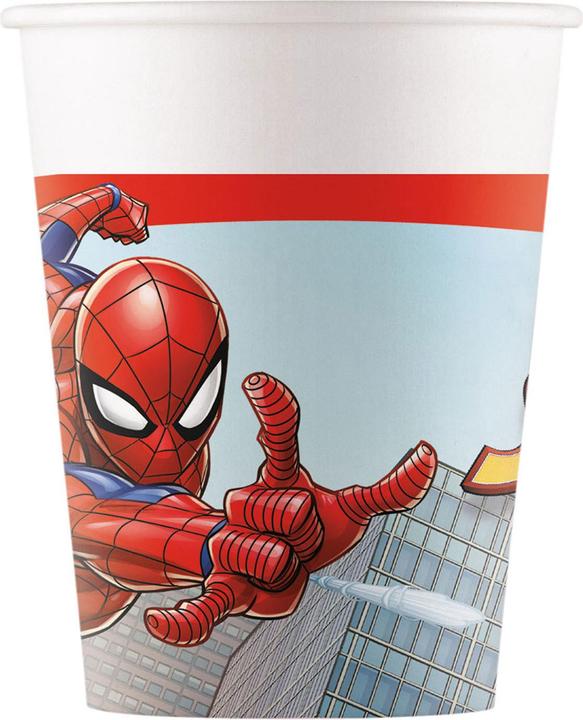 Spiderman 8 gobelets en papier 200ml (8 x)