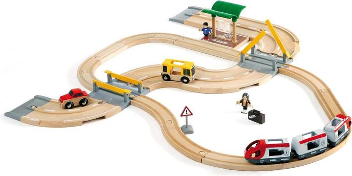 Produktbild Brio Set Strassen und Schienen Reisezug