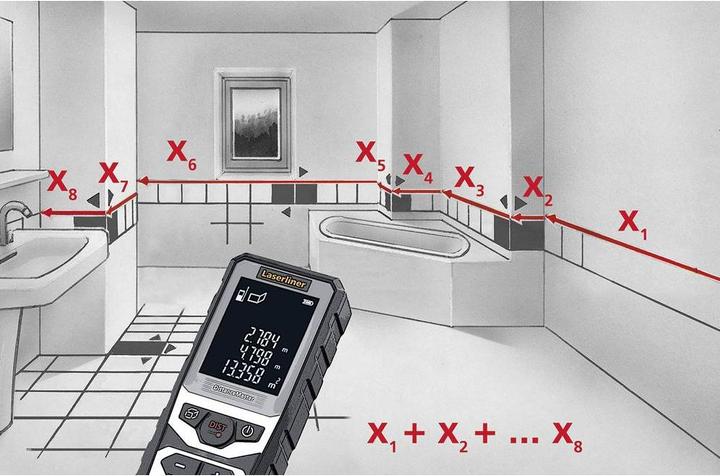 Produktbild Laserliner DistanceMaster Laser-Entfernungsmesser Koffer 50 m (50 m, 635 nm)