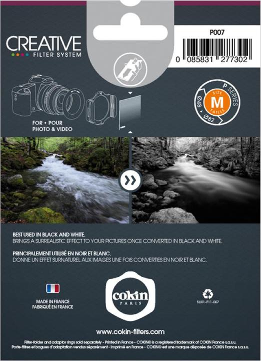 Produktbild Cokin Filter P007 Infrarot 89B (84 mm, Infrarot durchlass Filter, 84 mm)