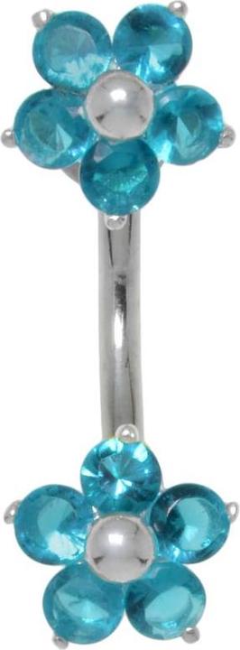 Bijouteria Bauchpiercing (Edelstahl, Silber 925, Zirkonia)