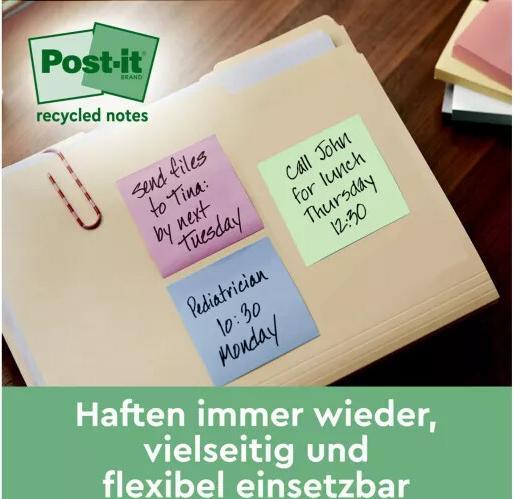 Image du produit Post-it Recyclage (51 x 38 mm)