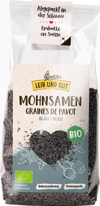 Leib und Gut Semi di papavero biologici blu 200 g (200 g)