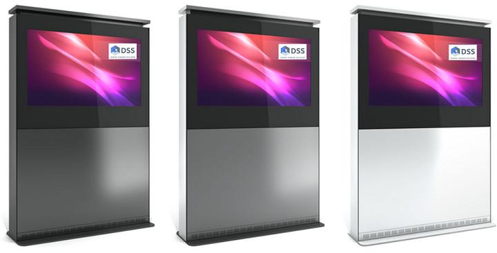 Produktbild DSS Indoor Stele Landscape, 49" Bildschirm, schwarz