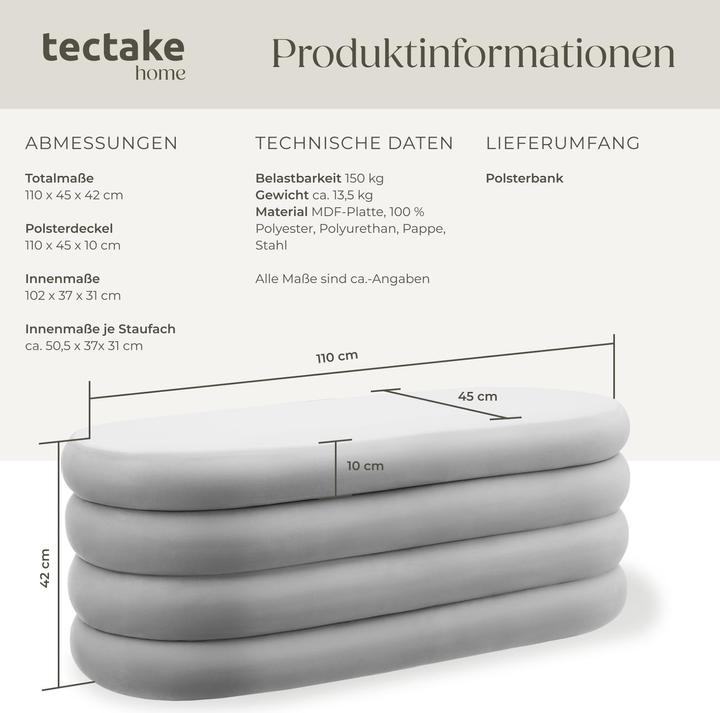 Immagine prodotto tectake Altu (110 cm)