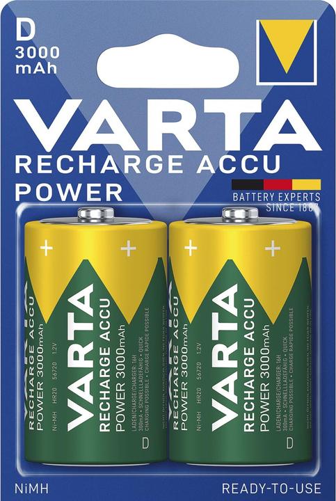 Immagine prodotto Varta Recharge Accu Power (2 pz., D, 3000 mAh)