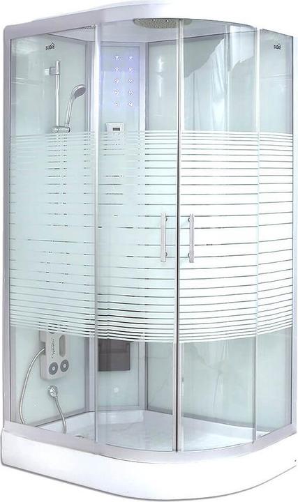 Immagine prodotto Home Deluxe Doccia a vapore con cascata sauna a vapore MANTA XL, 120x80x220cm - destra