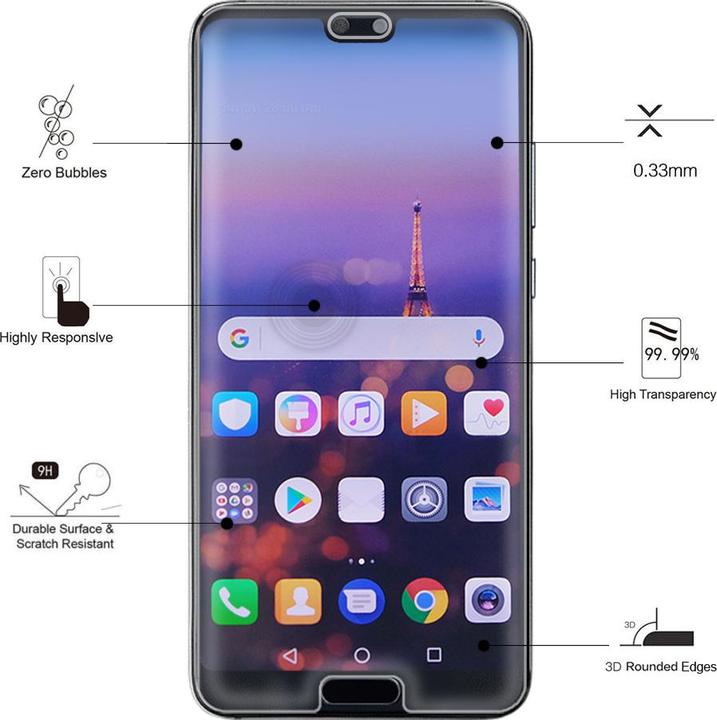 Immagine prodotto Eiger Mountain Glass Clear Edge (1 Pezzo/i, Huawei P20)