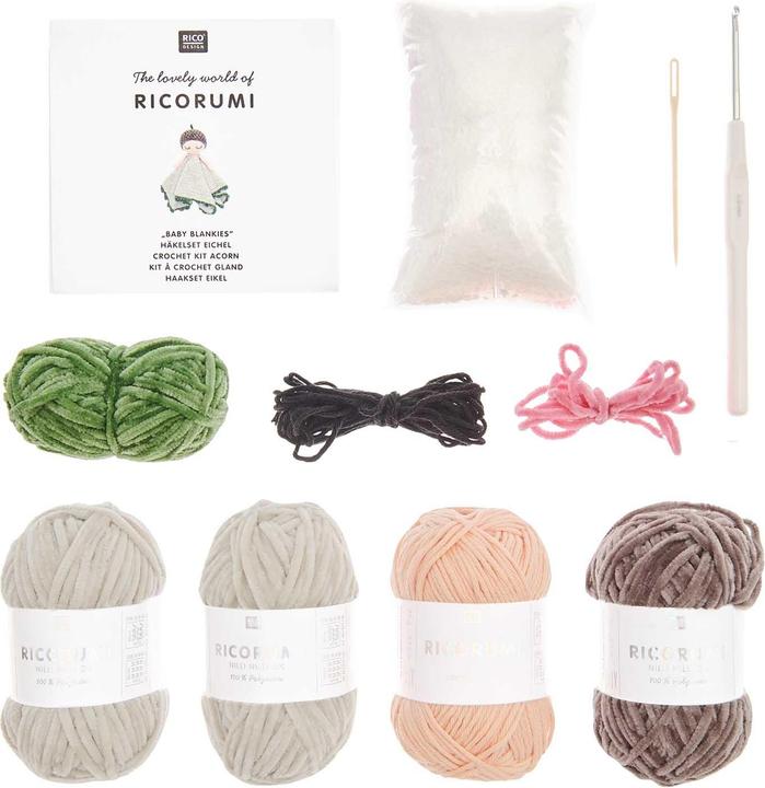 Produktbild Rico Design Ricorumi Häkelset "Baby Blankies"