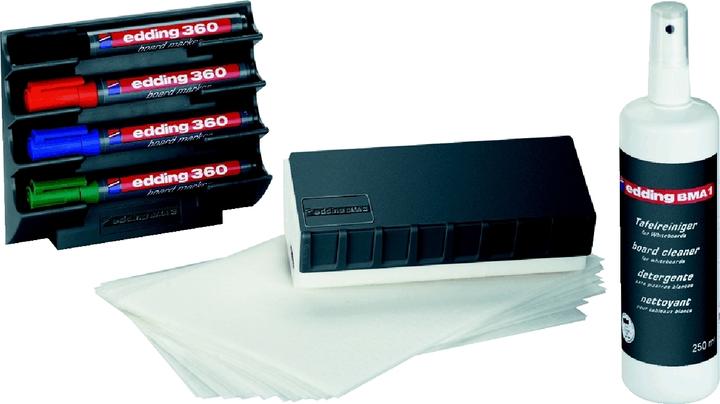 Produktbild Edding Boardmarker Zubehörset BMA 15S (Blau, Grün, Rot, Schwarz, 3 mm, 4 x)