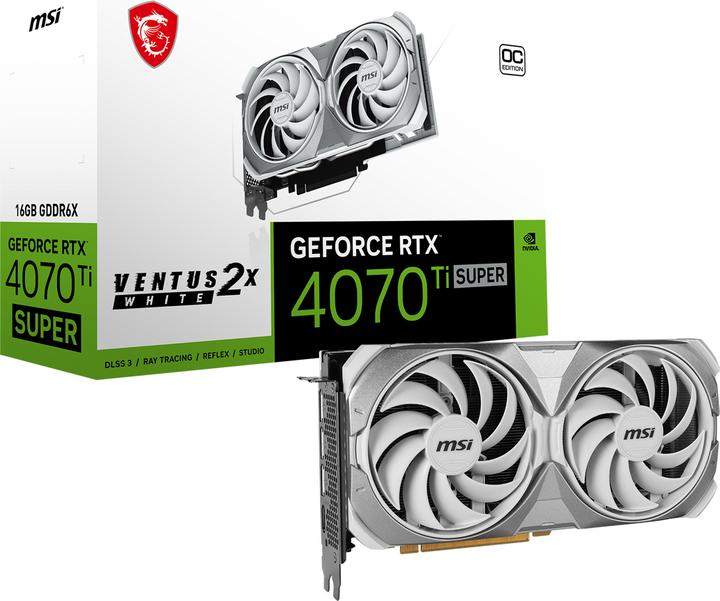 Image du produit MSI GeForce RTX 4070 Ti SUPER 16G VENTUS 2X (16 Go)