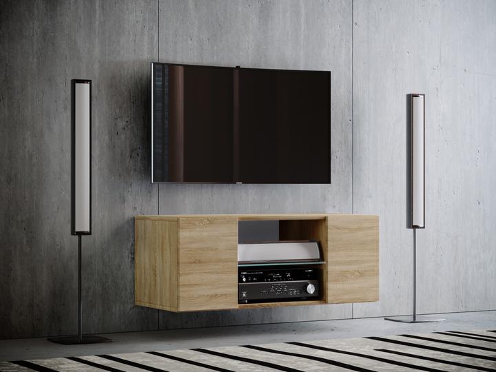 Image du produit VCM Bois Mural TV Lowboard Armoire TV Jusa (95 x 36 x 40 cm)