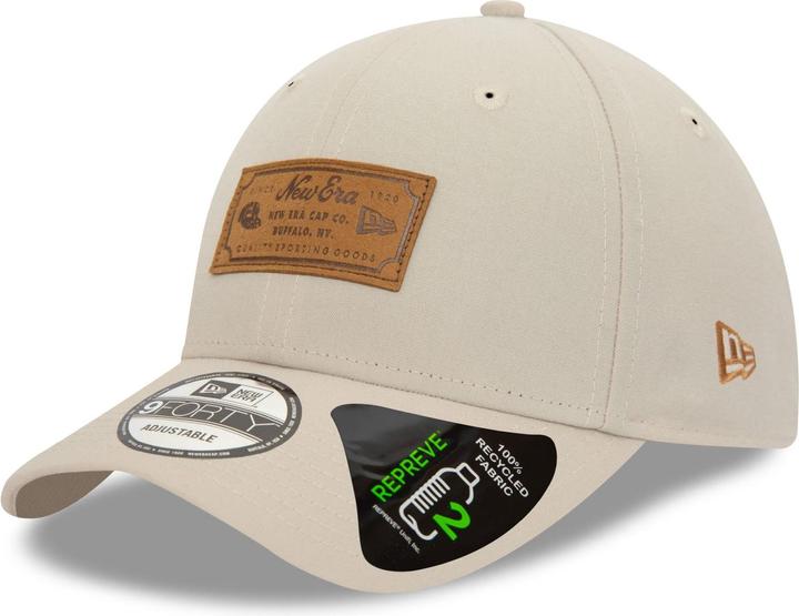 New Era 9Forty Adjustable Cap - Heritage Brand Patch Stone