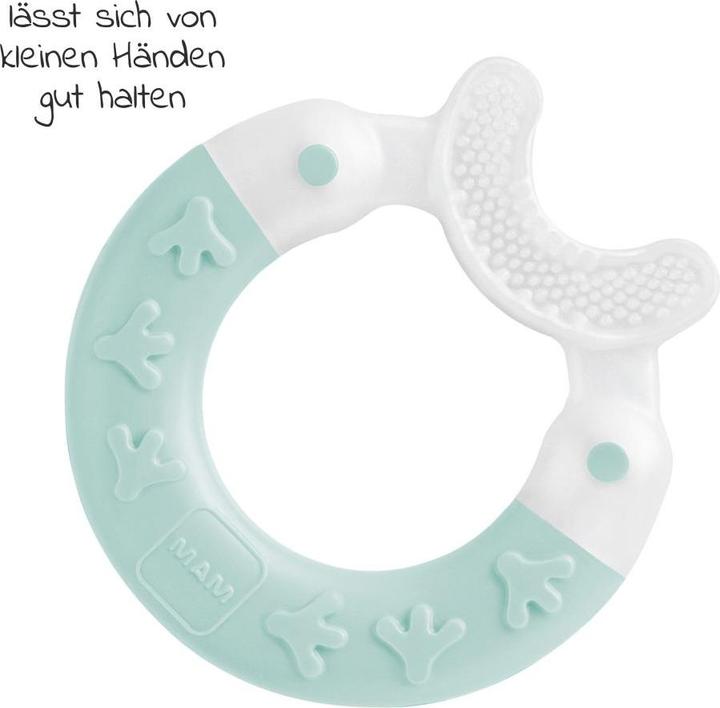 Actual product image MAM Bite ring Bite & Brush 3+ months, 1 pc, turquoise