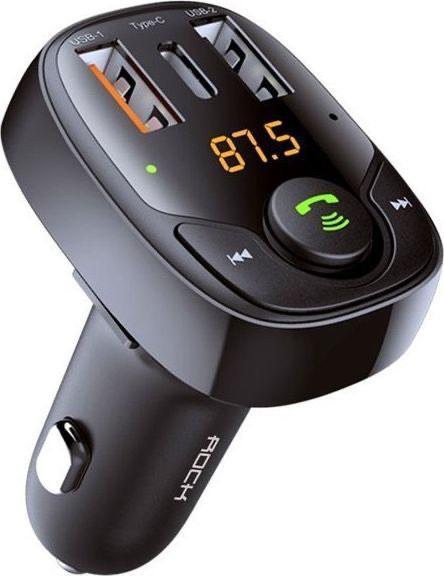 Actual product image Rock – B301FM Bluetooth Auto-Ladegerät mit FM-Transmitter, Schwarz