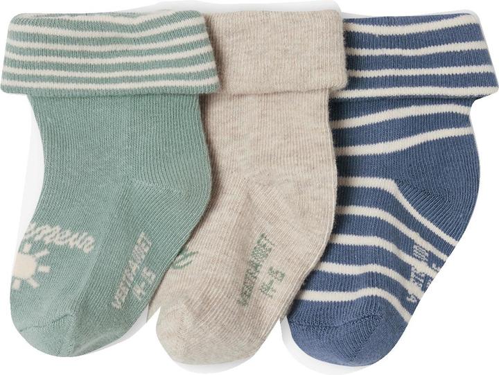 Actual product image Vertbaudet 3er-Pack Jungen Baby Socken mit Schriftzug (pack of 3, 18)