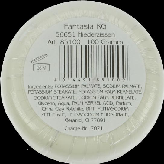 Actual product image Shaving soap round 100g Scent: Sandelwood, Ø 7 cm (Shaving soap)