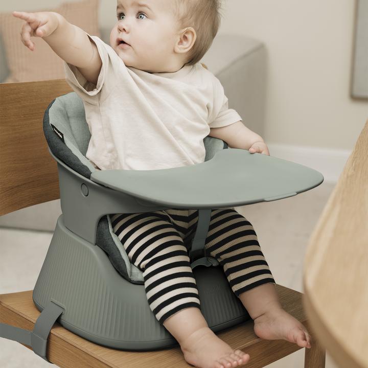 Image du produit Hannie Chaise haute portable vert sauge - PHC001G502 (Chaise haute Rehausseur)