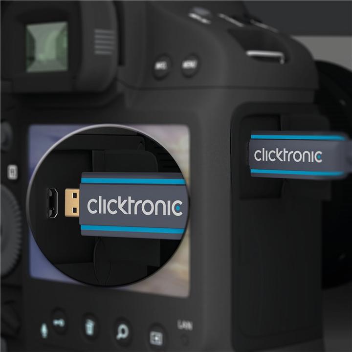 Produktbild clicktronic micro HDMI (Typ D) — HDMI (Typ A) (5 m, HDMI)