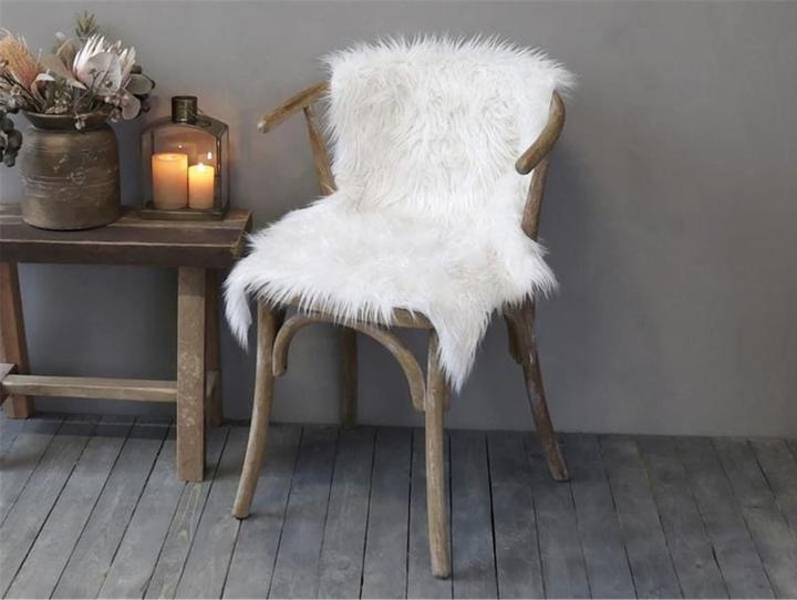 Produktbild Chic Antique Lammfell Imitat 90 x 60 cm, Weiss (60 x 90 cm)