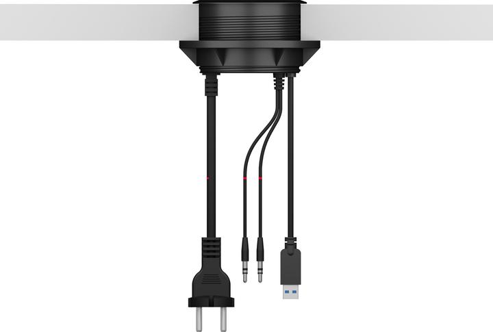 Actual product image Icy Box IB-HUB1430-CR (USB-C, 3 Ports)