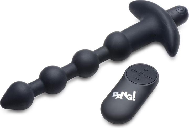 Image du produit XR Brands Perles anales vibrantes en silicone et télécommande