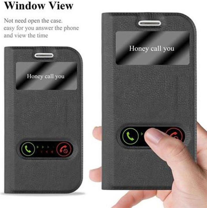 Produktbild Cadorabo Book mit View Doppelfenster Cover (Samsung Galaxy S3)