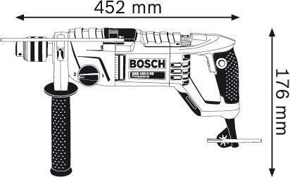 Produktbild Bosch Professional Schlagbohrmaschine GSB 162-2 RE, mit Handwerkerkoffer (Netzbetrieb)