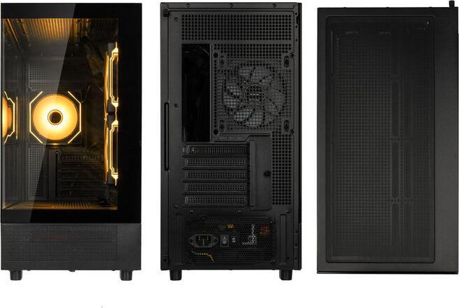 Image du produit GSI SmartAssembly ARGB Glass Micro-ATX Case - 650W Bronze (mATX)