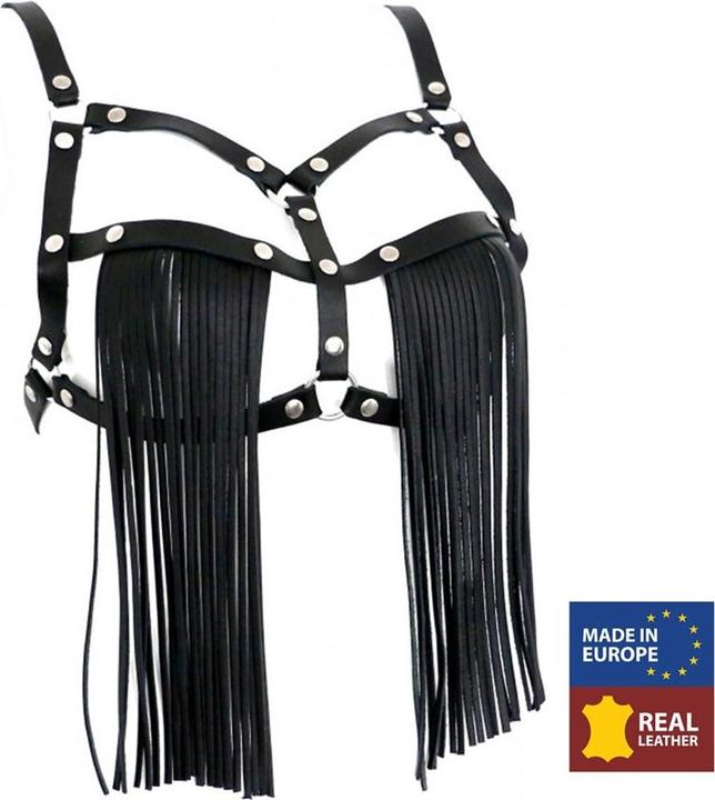 Produktbild The Red Leder BH mit Fransen