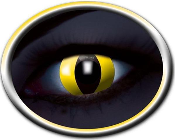 Image du produit Eyecatcher Lentilles de contact UV chat (Jaune)