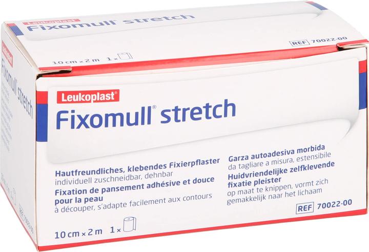 Produktbild BSN Fixomull stretch 10 cm x 2 m Klebevlies zur vollflächigen Verbandfixierung, 1 St. Pflaster (1 x)