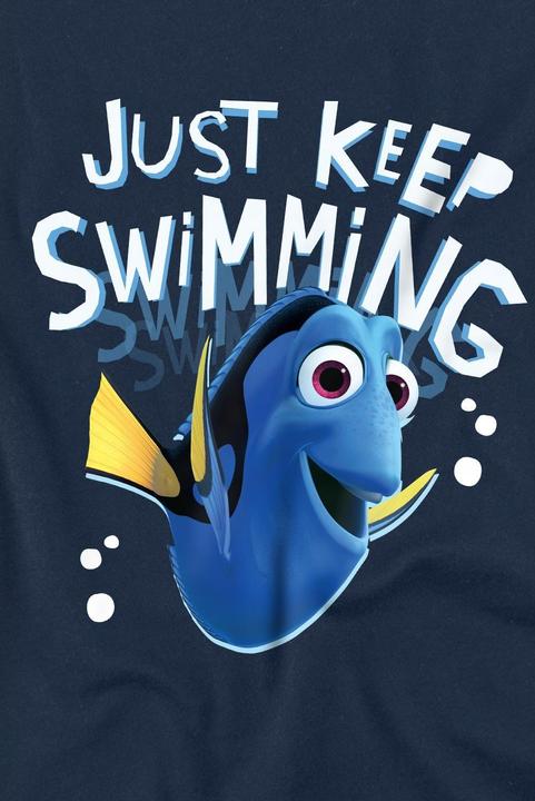 Immagine prodotto Finding Nemo Just Keep Swimming Maglietta Dory Bambini (128)