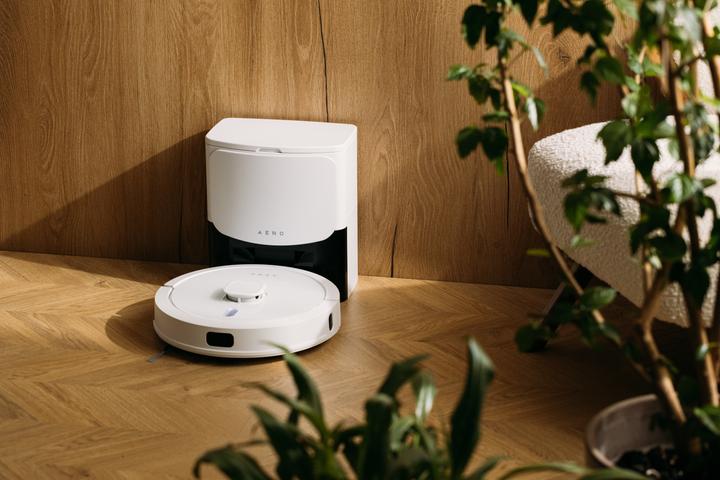 Image du produit Aeno Aspirateur robot laser blanc avec batterie 5200mAh, poubelle de 300ml, réservoir d'eau de 300ml. (Robot d'aspiration et de nettoyage)