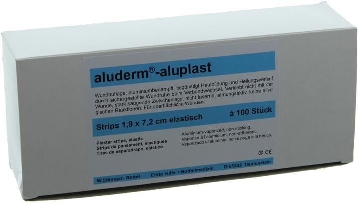 Actual product image Söhngen aluderm aluplast elastic plaster strips 1.9x7.2cm, 100 pcs., single (100 x)