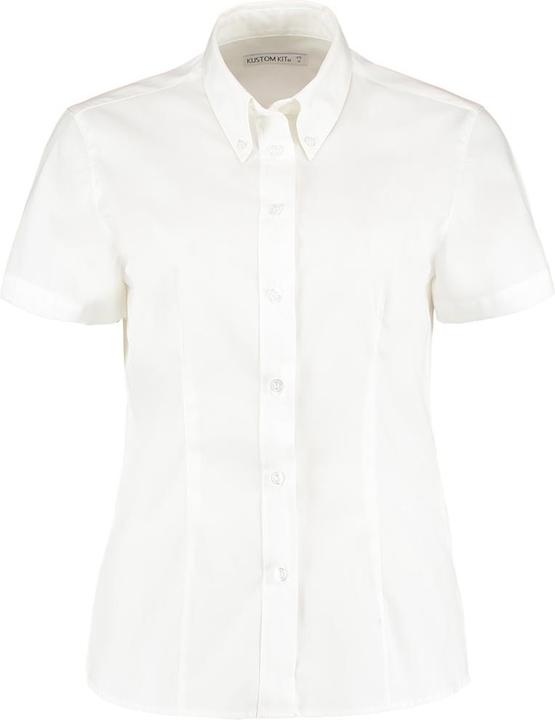 Actual product image Kustom Kit Corporate Oxford Blouse Short Sleeve (32)